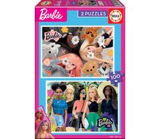 EDUCA Puzzle Barbie / 2x100 dílků / od 6 let