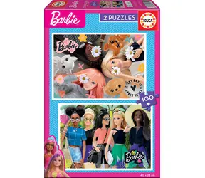 EDUCA Puzzle Barbie / 2x100 dílků / od 6 let