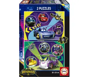 EDUCA Puzzle Batwheels / 2x20 dílků / od 3 let 