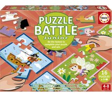 EDUCA Puzzle bitva Fantazie / 16x9 dílků / od 4 let