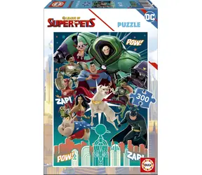 EDUCA Puzzle DC Liga supermazlíčků / 300 dílků / od 8 let