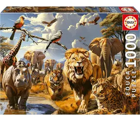 EDUCA Puzzle Divoká zvířáta / 1000 dílků / od 14 let