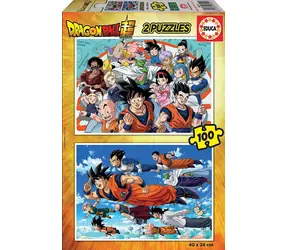 EDUCA Puzzle Dragon Ball Super / 2x100 dílků / od 6 let 