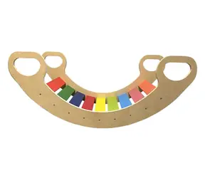 2Kids Toys Montessori duhová houpačka velká / od 18 měsíců