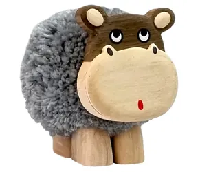 2Kids Toys Dřevěná figurka XL pompon Hroch