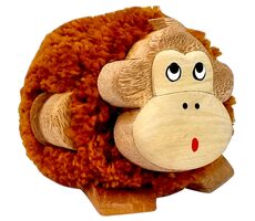 2Kids Toys Dřevěná figurka XL pompon Opice