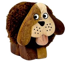 2Kids Toys Dřevěná figurka XL pompon Pes