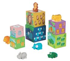 2Kids Toys Kostky se zvířátky Safari / od 12 měsíců