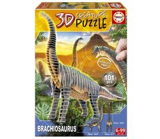 EDUCA 3D puzzle Brachiosaurus / 101 dílků / od 6 let