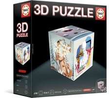EDUCA 3D Puzzle kostka Estetika / 216 dílků / od 14 let