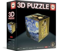 EDUCA 3D Puzzle kostka Umění / 216 dílků / od 14 let