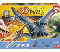 EDUCA 3D puzzle Pteranodon / 43 dílků / od 6 let 
