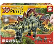 EDUCA 3D puzzle Stegosaurus / 89 dílků / od 6 let 