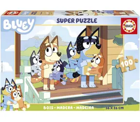 EDUCA Dřevěné puzzle Bluey / 100 dílků / od 5 let