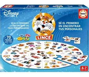EDUCA Hra Lynx - Disney 100 - 70 obrázků / 7 dílků / od 4 let