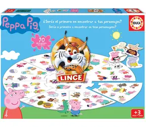 EDUCA Hra Lynx - Prasátko Peppa 70 obrázků / 7 dílků / od 4 let