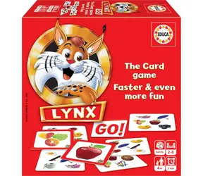 EDUCA Karetní hra Lynx Go! 6v1 / 70 dílků / od 6 let