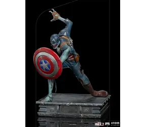 Iron Studios Zombie Captain America - What If...? - Art Scale 1/10