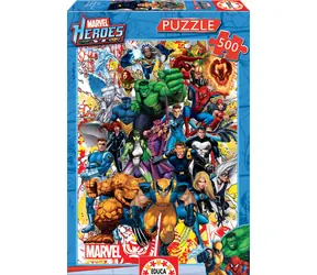 EDUCA Puzzle Hrdinové Marvel / 500 dílků / od 10 let
