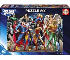 EDUCA Puzzle Liga spravedlnosti / 500 dílků / od 11 let