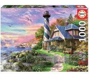 EDUCA Puzzle Maják v zátoce Rock Bay / 1000 dílků / od 14 let