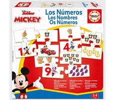 EDUCA Puzzle Mickey a přátelé: Počítání / 10x4 dílků / od 3 let