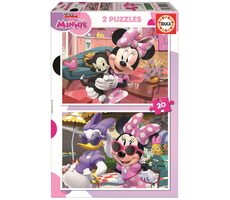 EDUCA Puzzle Minnie / 2x20 dílků / od 3 let