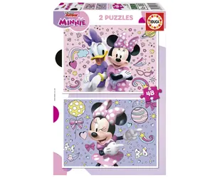 EDUCA Puzzle Minnie / 2x48 dílků / od 3 let