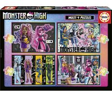 EDUCA Puzzle Monster High 4v1 / (50 & 80 & 100 & 150 dílků) / od 5 let