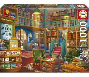 EDUCA Puzzle Nádherné knihkupectví / 1000 dílků / od 14 let