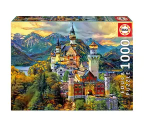 EDUCA Puzzle Neuschwanstein / 1000 dílků / od 14 let