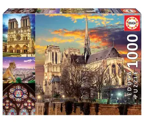 EDUCA Puzzle Notre Dame koláž / 1000 dílků / od 14 let