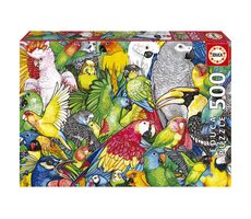 EDUCA Puzzle Papoušci / 500 dílků / od 11 let