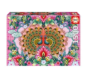 EDUCA Puzzle Pávi indičtí / 1500 dílků / od 14 let