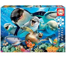EDUCA Puzzle Podvodní selfie / 100 dílků / od 6 let