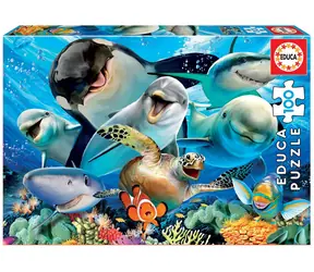 EDUCA Puzzle Podvodní selfie / 100 dílků / od 6 let
