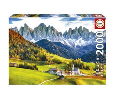 EDUCA Puzzle Podzim v Dolomitech / 2000 dílků / od 14 let 