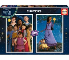 EDUCA Puzzle Přání / 2x100 dílků / od 6 let