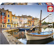 EDUCA Puzzle Přístav v Martigues - Francie / 1000 dílků / od 14 let