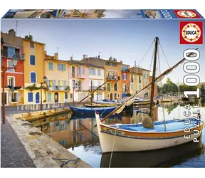 EDUCA Puzzle Přístav v Martigues - Francie / 1000 dílků / od 14 let