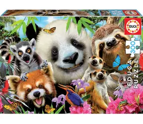 EDUCA Puzzle Selfie černookých kamarádů / 300 dílků / od 8 let