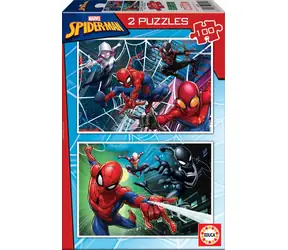 EDUCA Puzzle Spiderman / 2x100 dílků / od 6 let