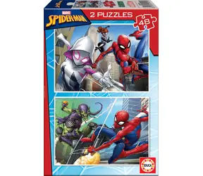 EDUCA Puzzle Spiderman / 2x48 dílků / od 3 let 