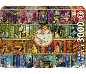 EDUCA Puzzle Šití v průběhu času / 3000 dílků / od 14 let