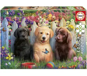 EDUCA Puzzle Štěňátka / 100 dílků / od 6 let