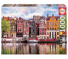 EDUCA Puzzle Tančící domy - Amsterdam / 1000 dílků / od 14 let