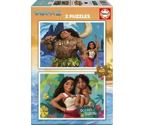 EDUCA Puzzle Vaiana 2 / 2x48 dílků / od 4 let