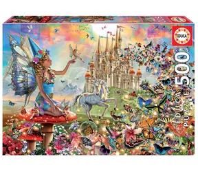 EDUCA Puzzle Víla a motýli / 500 dílků / od 10 let