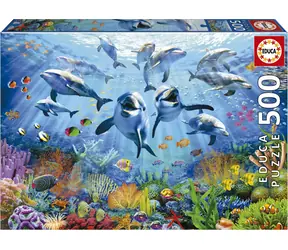 EDUCA Puzzle Zábava pod hladinou / 500 dílků / od 11 let