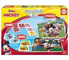 EDUCA Soubor her Mickey a přátelé 4v1 / od 3 let